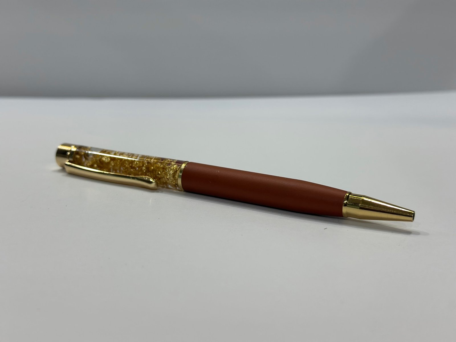 Personalized Golden Glitter Pen